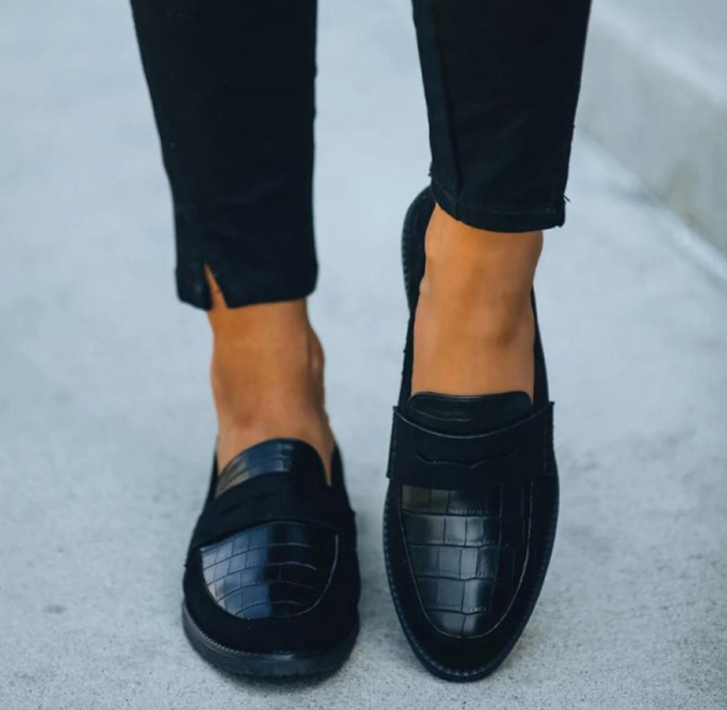 Chaussures femmes Mocassins noir chic - luxestyle