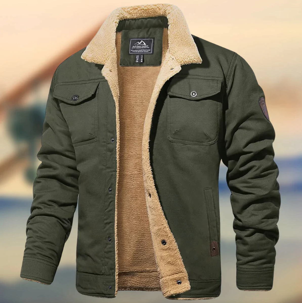 Veste Hiver Douce et Chaude au Cachemire - PanierRoyale