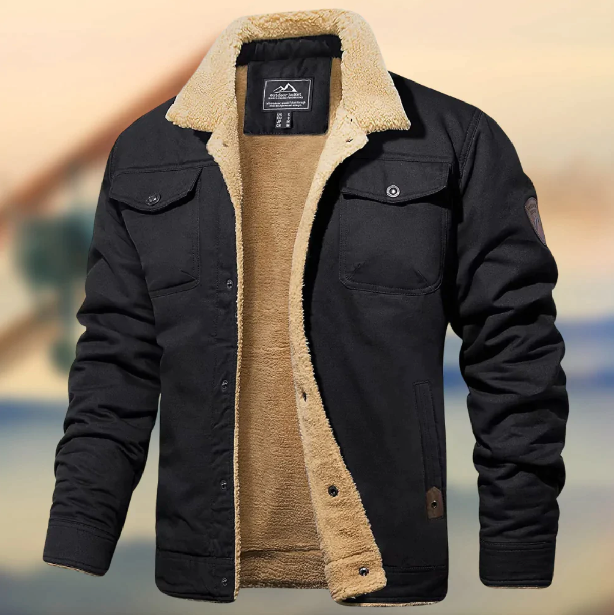 Veste Hiver Douce et Chaude au Cachemire