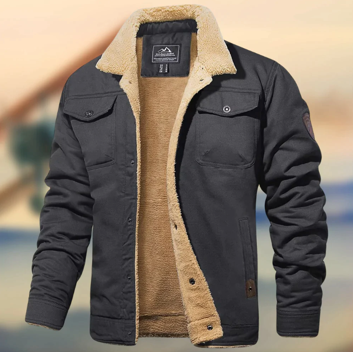 Veste Hiver Douce et Chaude au Cachemire