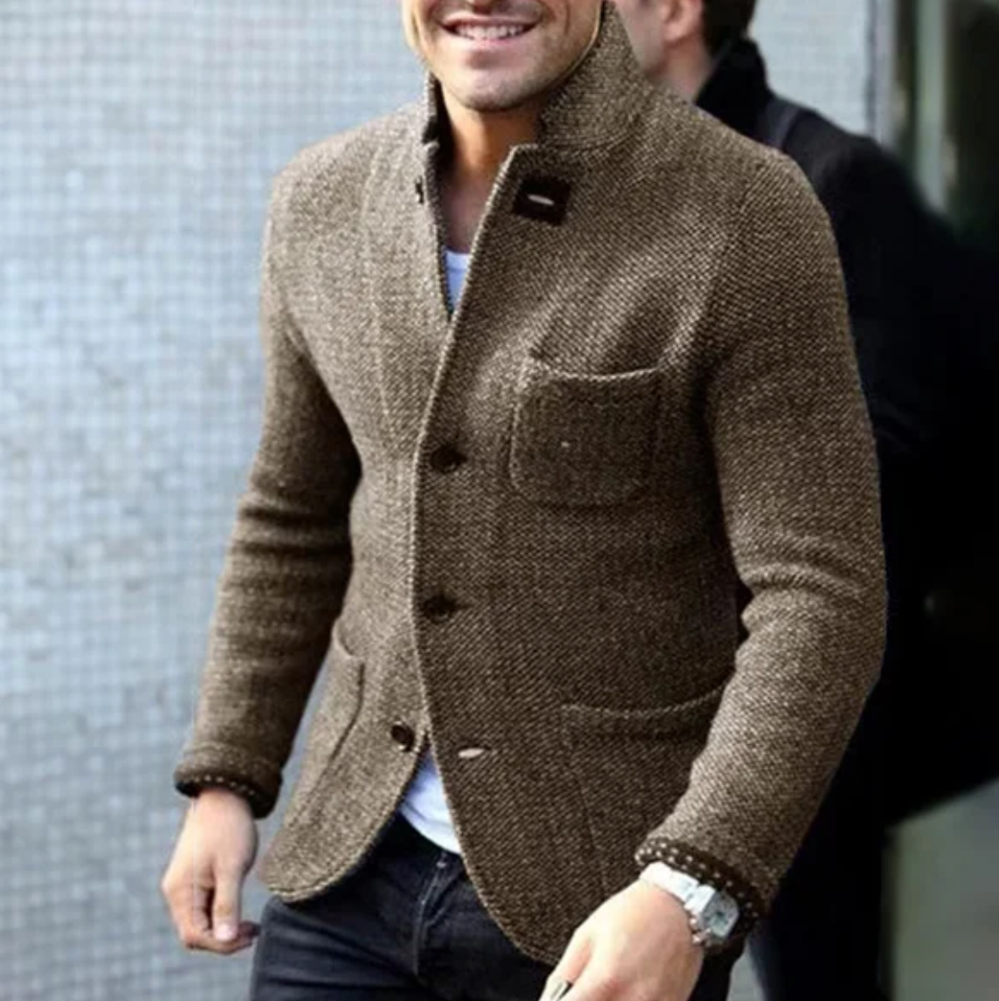 Manteau Homme Hiver Doublé et Raccourci