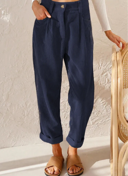 Pantalon Velours Femme Confortable et Chic