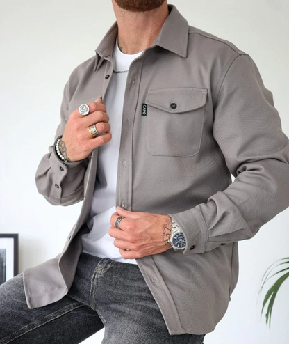 Chemise Homme Classique Manches Longues Hiver - PanierRoyale