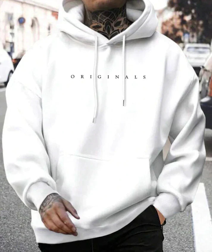 Sweat à Capuche Sport Homme avec Poche Cargo