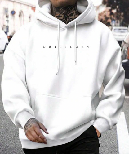 Sweat à Capuche Homme Noir Mode Streetwear