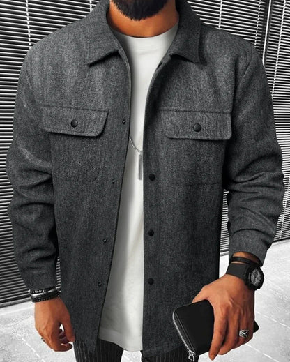 Chemise Homme Coton Doux et Confortable pour Hiver