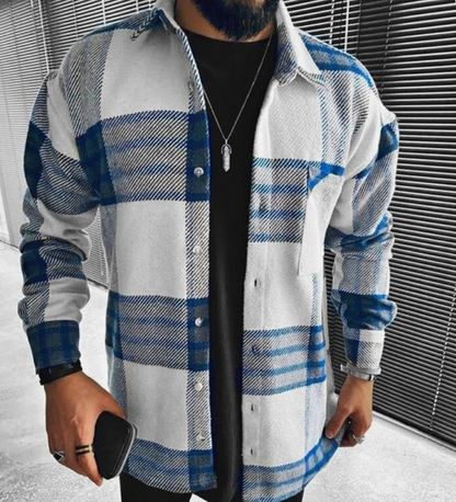 Chemise Flanelle Homme Douce et Chaude pour Hiver