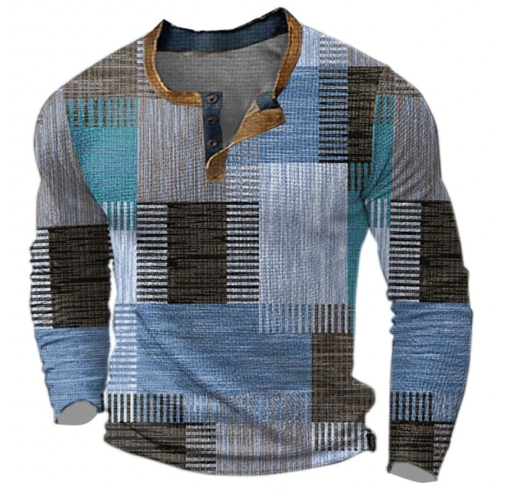 Pull Rock Chic Imprimé Géométrique