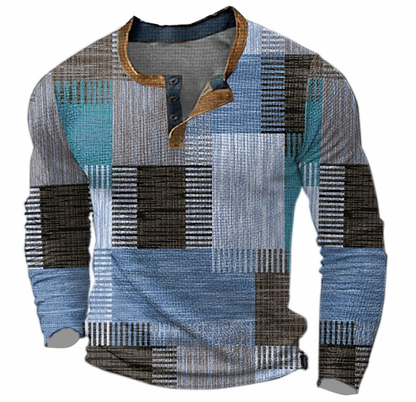 Pull Rock Chic Imprimé Géométrique