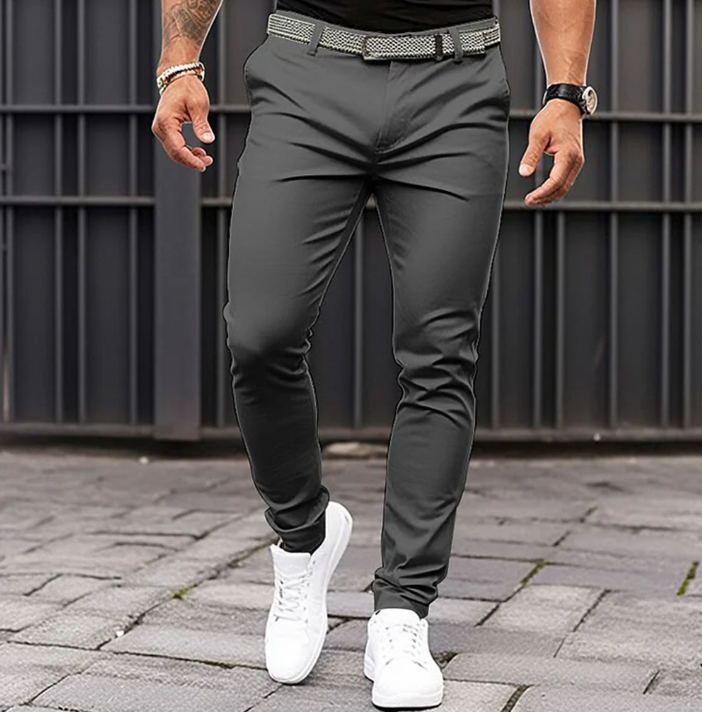Pantalon Homme Elegant pour Travail et Vie Quotidienne - PanierRoyale