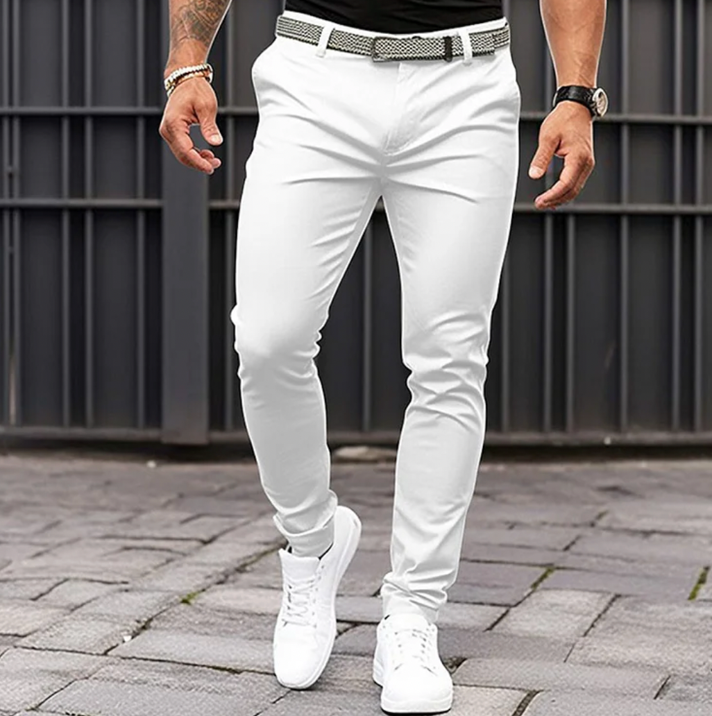 Pantalon Homme Elegant pour Travail et Vie Quotidienne