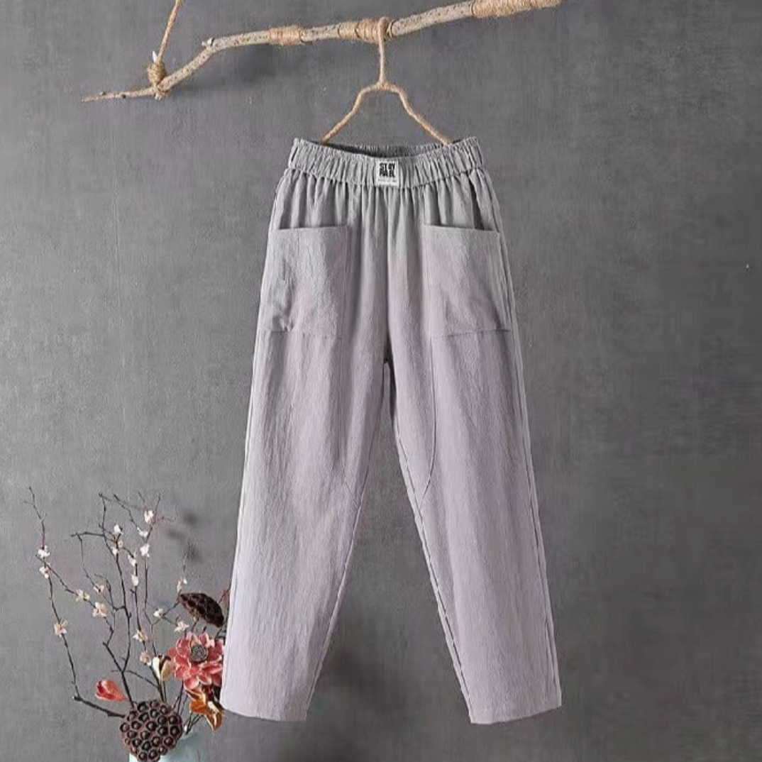 Pantalon Jogging Élastiqué Confort Femme