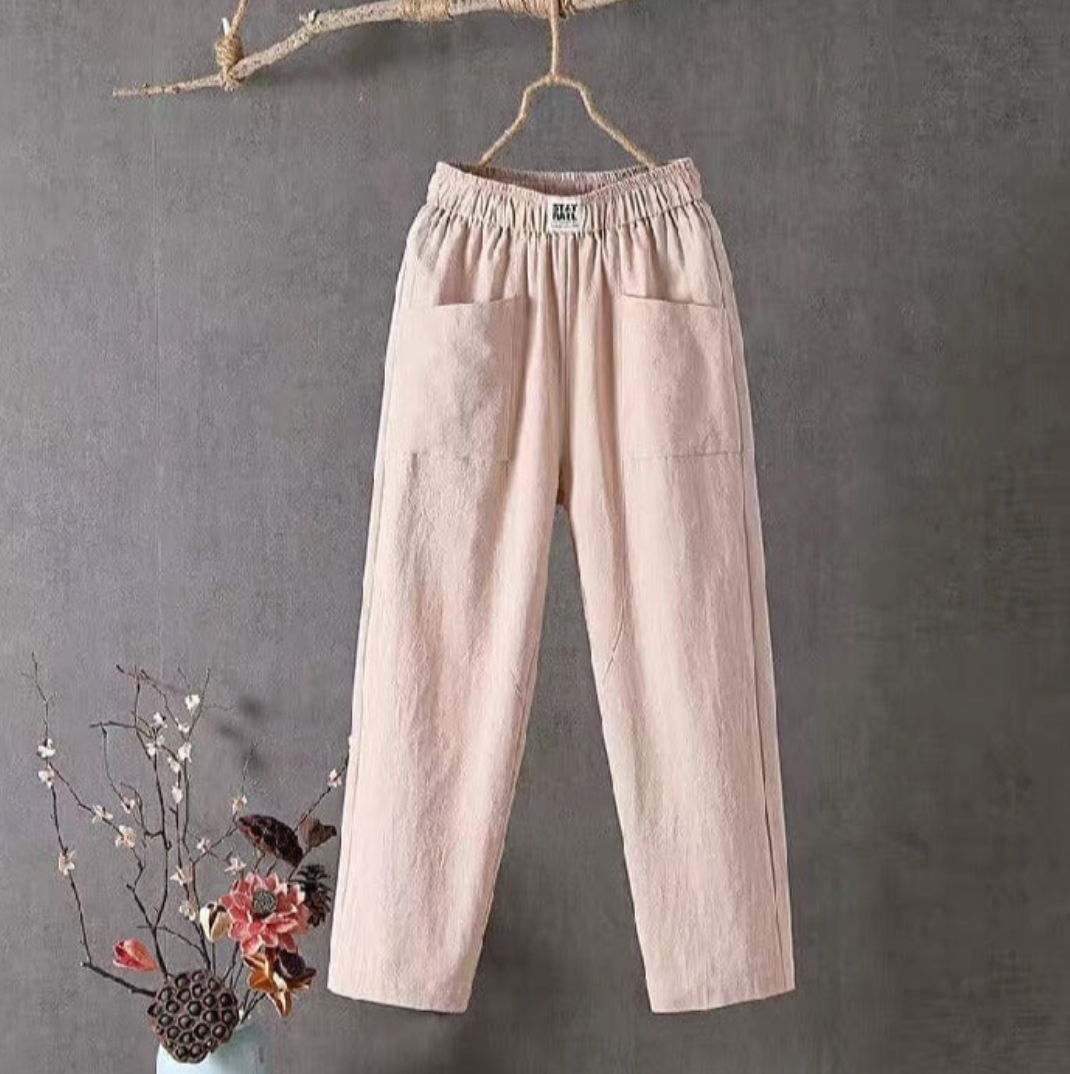Pantalon Jogging Élastiqué Confort Femme