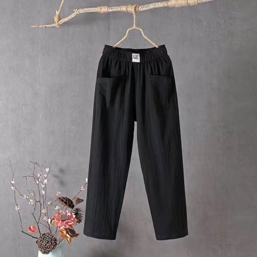 Pantalon Jogging Élastiqué Confort Femme