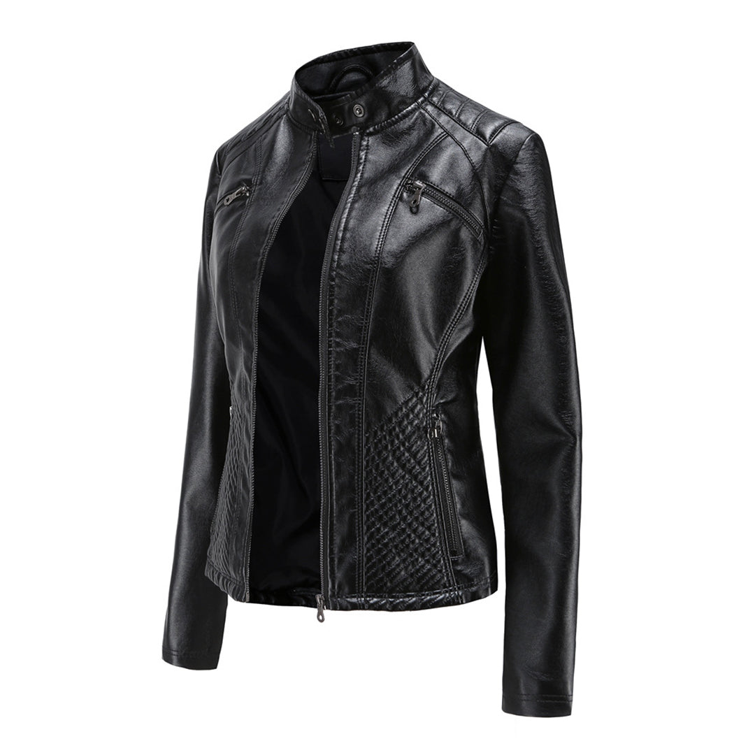 Veste Femme Modeuse à Poches et Épaules Padded