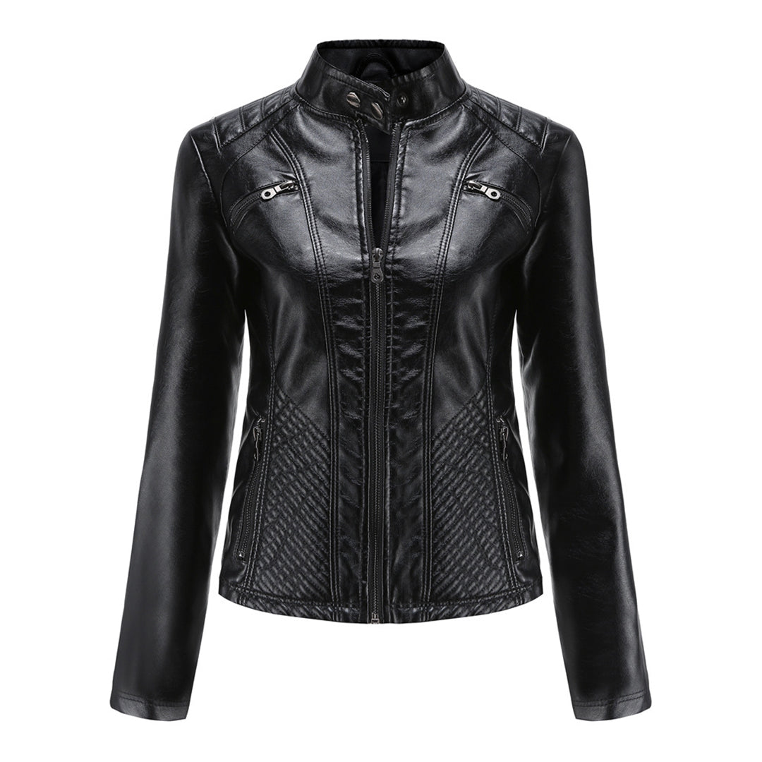 Veste Femme Modeuse à Poches et Épaules Padded