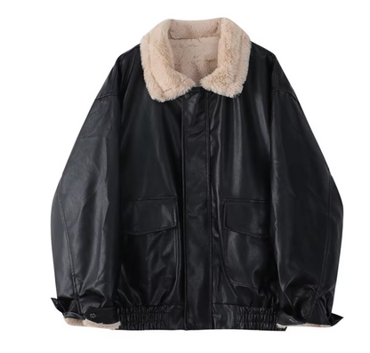Veste En Cuir Pour Femme Pour L’Hiver | Oversize