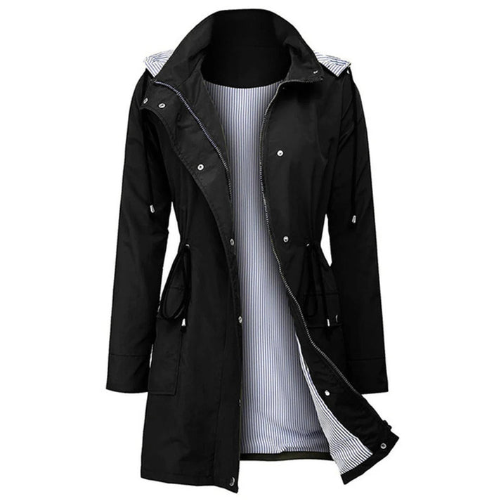 Manteau D'hiver Élégant à Capuche avec Manches Longues - PanierRoyale