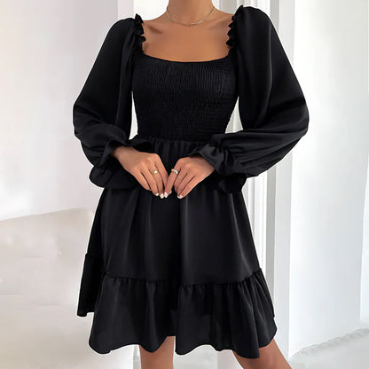 Robe Longue Élégante pour Femme avec Volants pour Soirée ou Festival