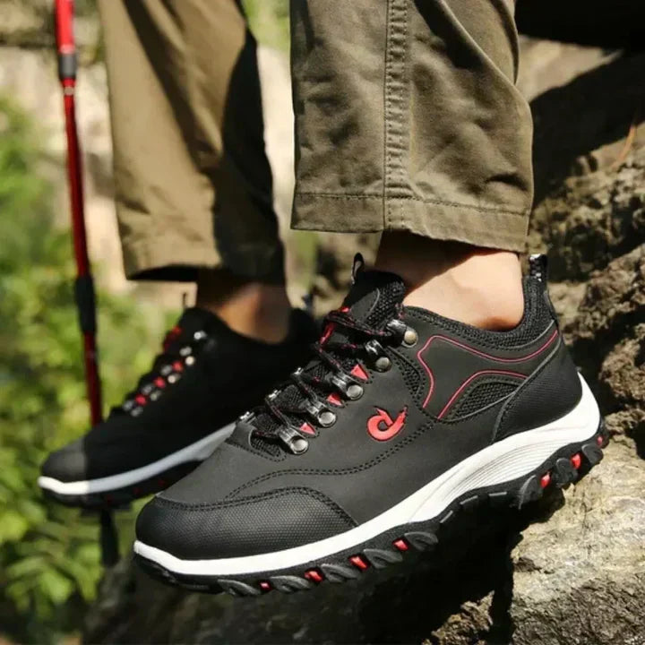 Bottes de randonnée homme noir avec semelle antidérapante - PanierRoyale
