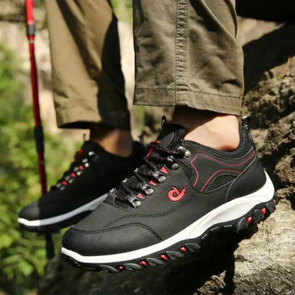Bottes de randonnée homme noir avec semelle antidérapante - PanierRoyale