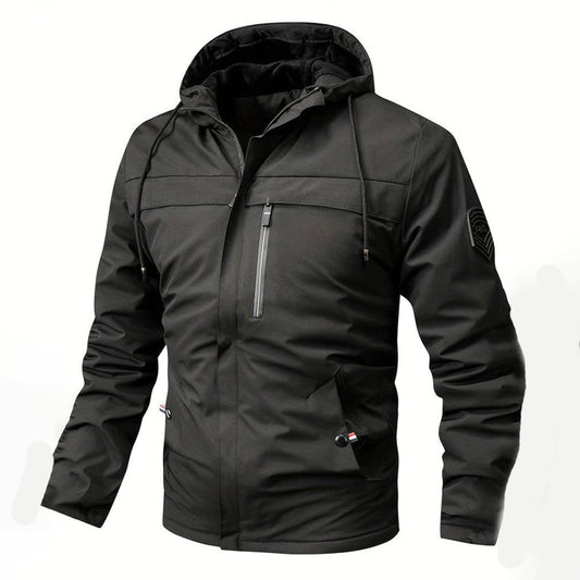Veste à capuche imperméable pour homme - PanierRoyale