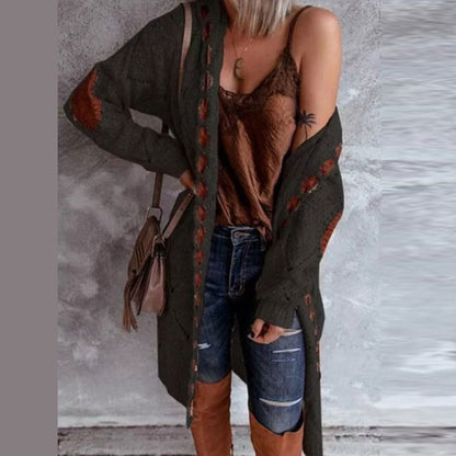 Gilet Femme Manches Longues Élégant pour Automne ou Printemps