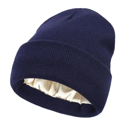 Chapeau Femme Élégant en Soie Noir Classique