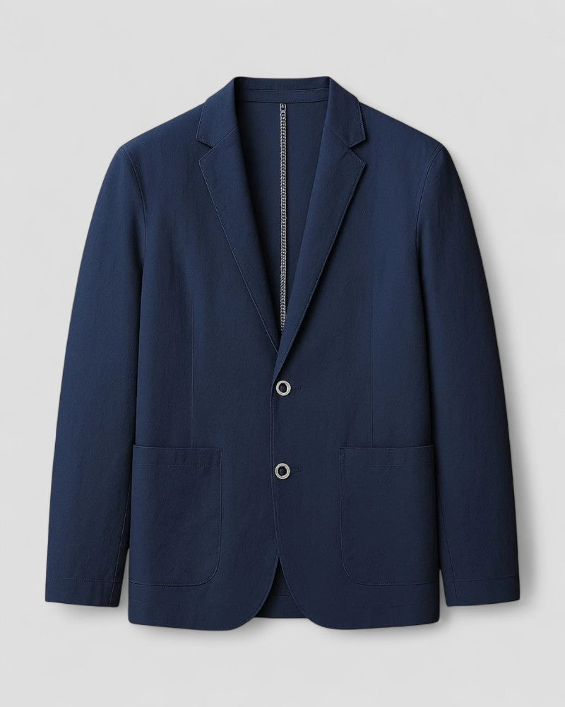 Blazer Homme Lin Mélange Élégant Décontracté