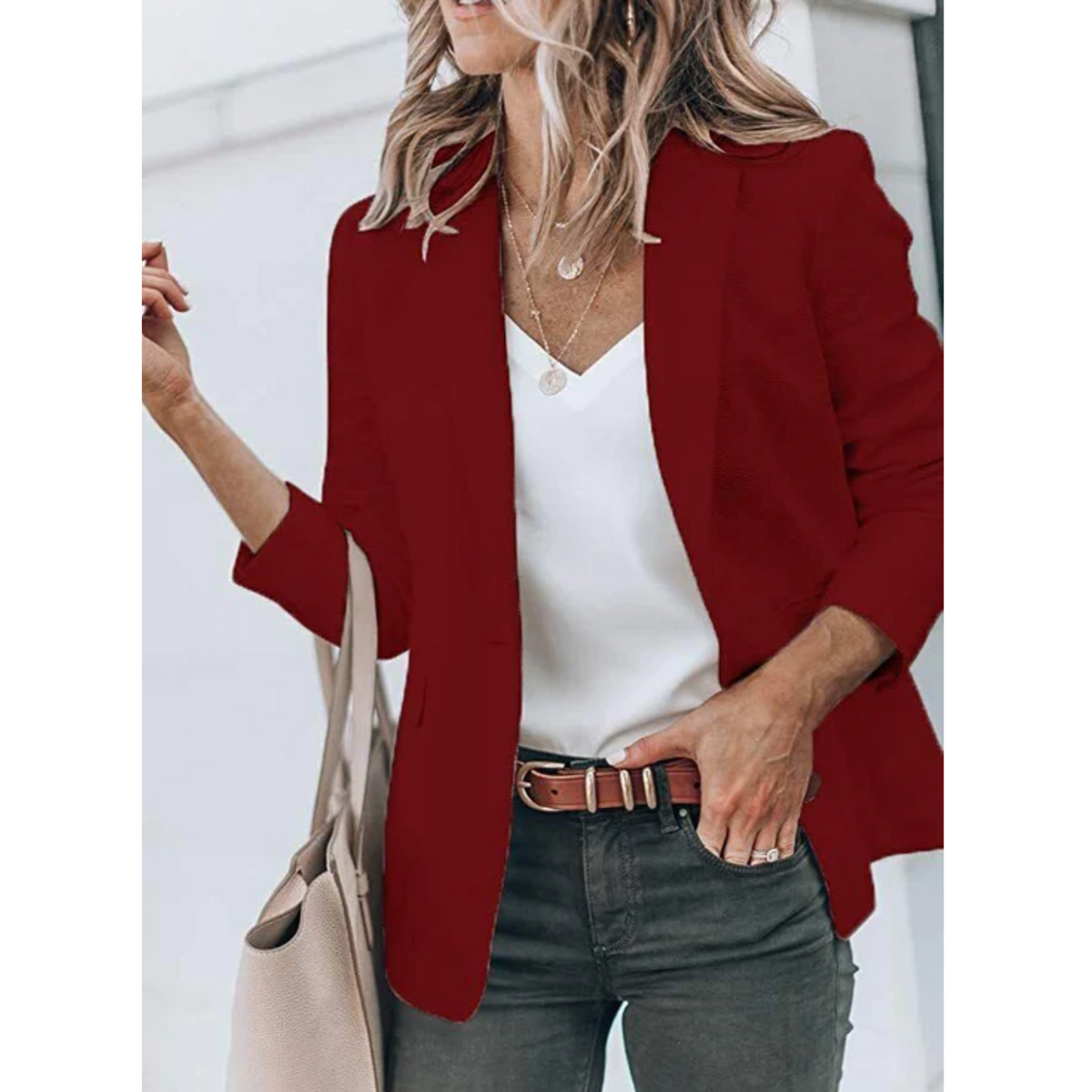 Blazer Femme Décontracté pour Travail ou Loisirs