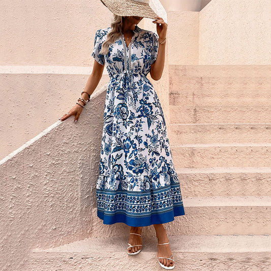 Robe Été Femme Longue Légère et Élégante - PanierRoyale