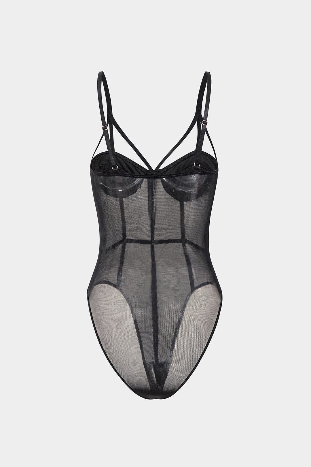 Corset Dentelle Noir Séducteur avec Balconnets en Coton