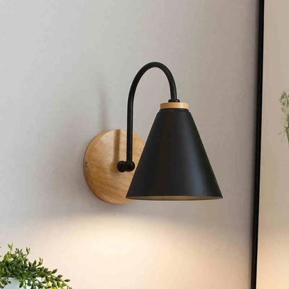 Bohara™ – Applique Murale Bois & Aluminium Scandinave Design LED Intérieur