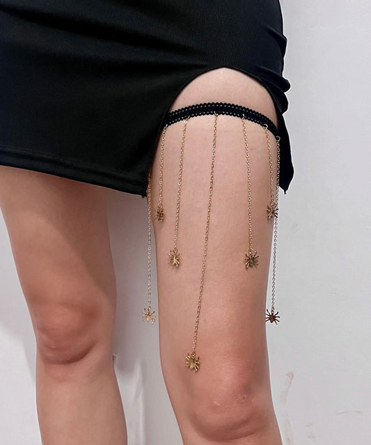 Golden Tassel Boho Style Body Chain - EasyApparels