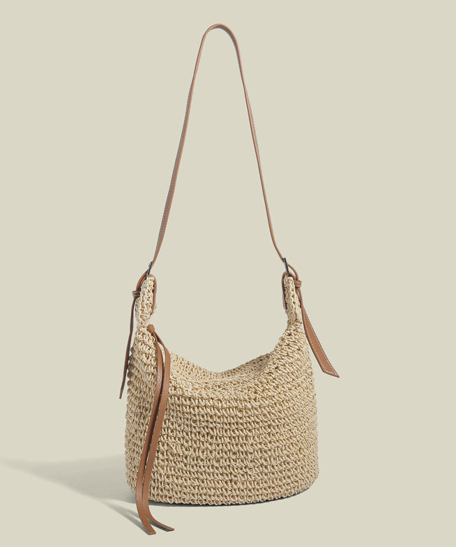 Stylish Woven Straw Tote Bag - EasyApparels