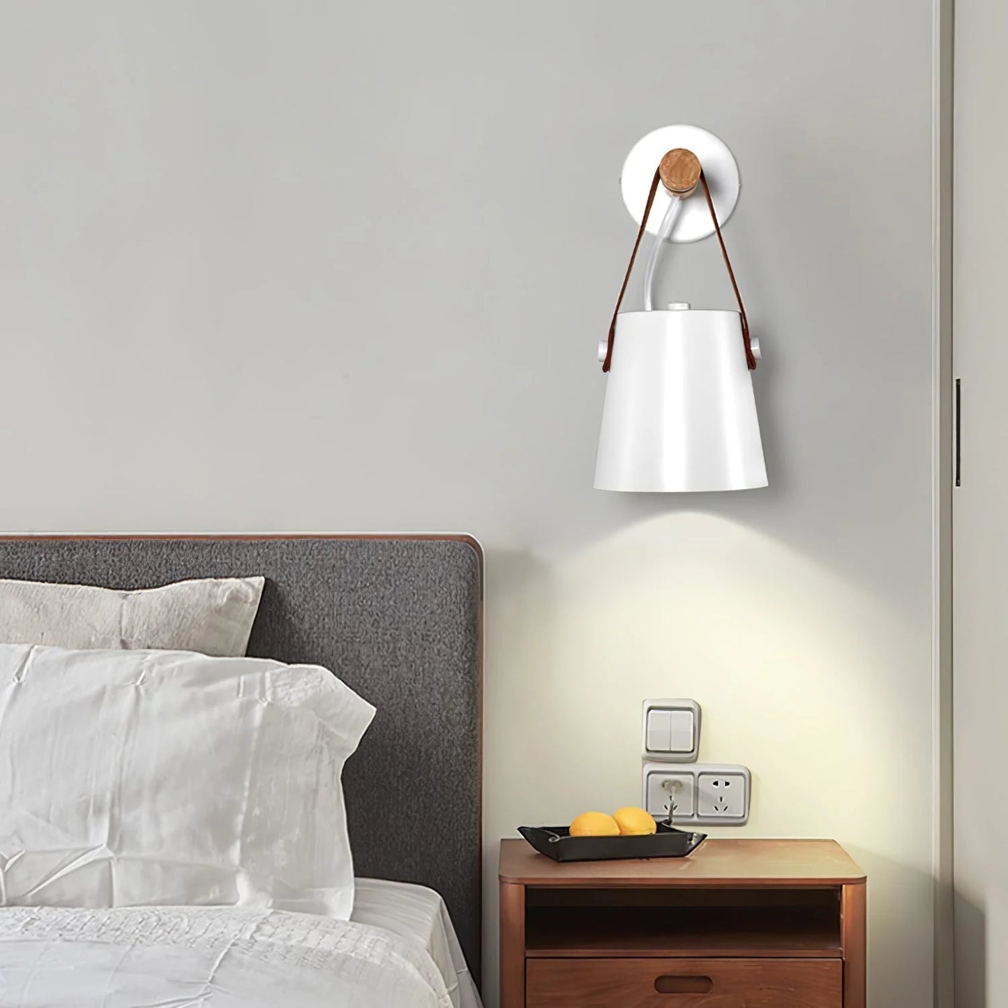 BoisLumière™ – Applique Murale Design Scandinave Éclairage Chaud