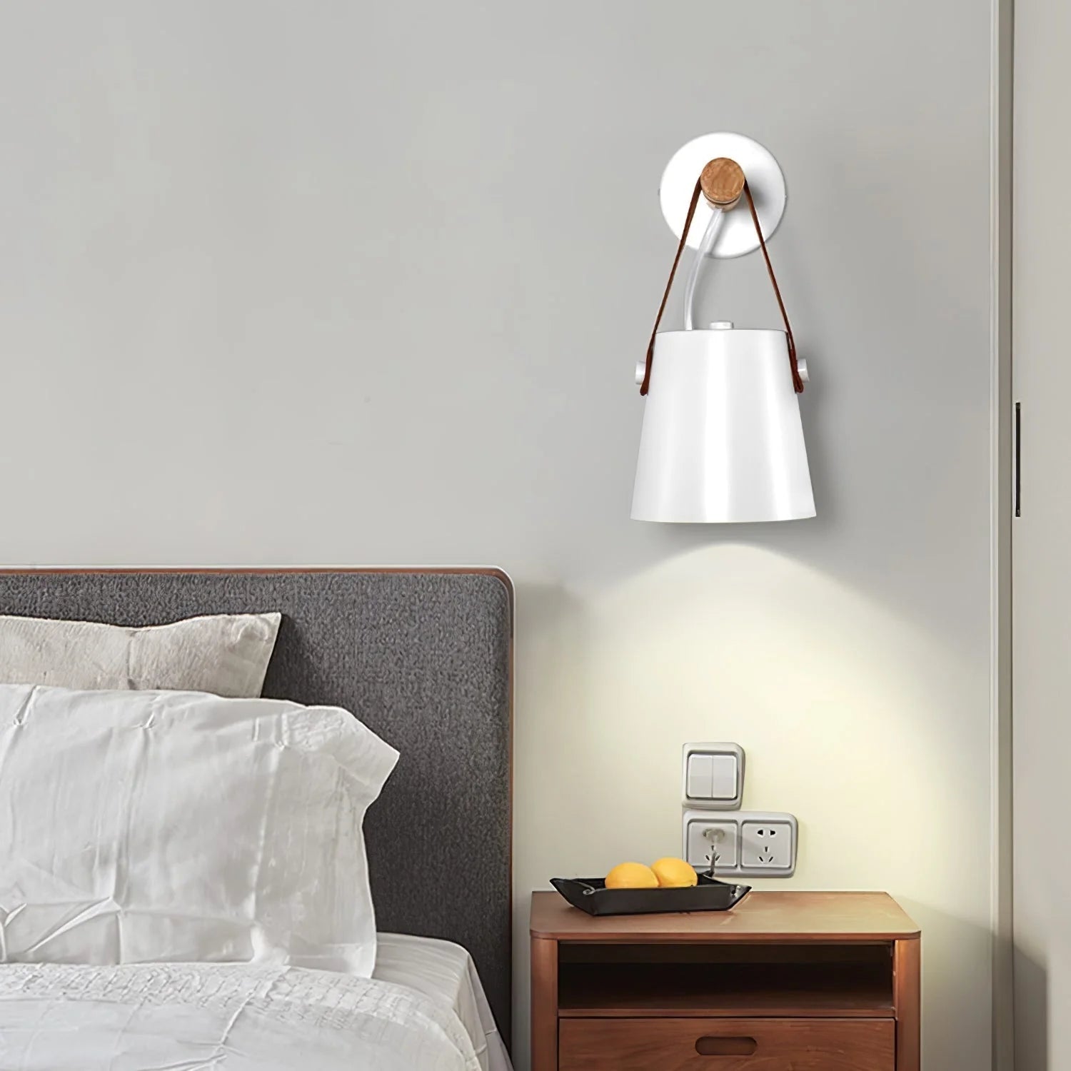 BoisLumière™ – Applique Murale Design Scandinave Éclairage Chaud