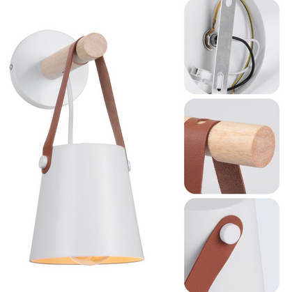 BoisLumière™ – Applique Murale Design Scandinave Éclairage Chaud