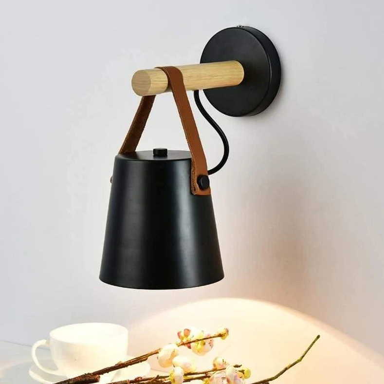 BoisLumière™ – Applique Murale Design Scandinave Éclairage Chaud