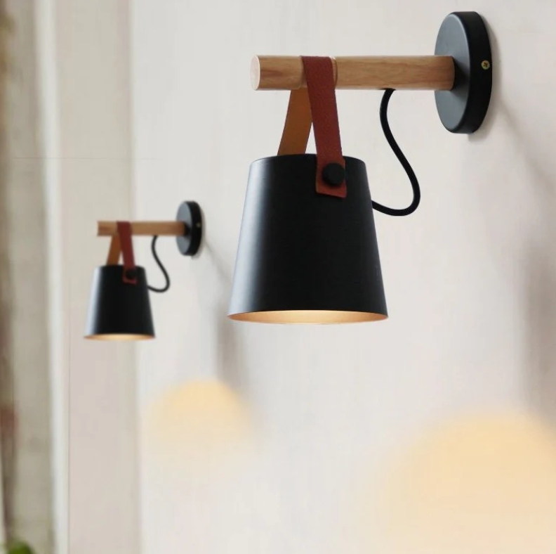 BoisLumière™ – Applique Murale Design Scandinave Éclairage Chaud