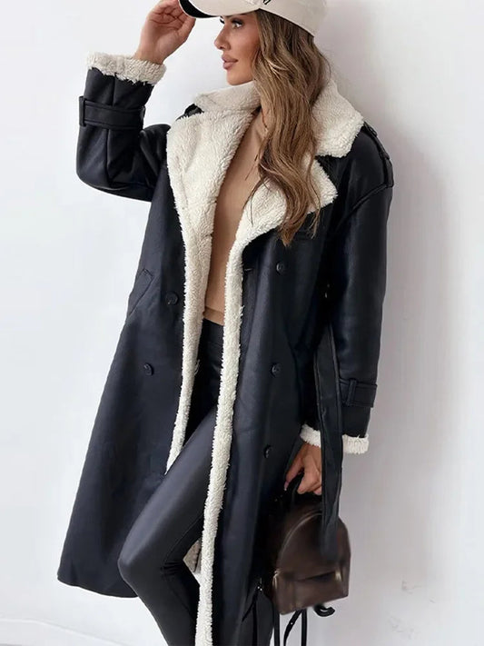 Manteau Long Élégant Hiver Femme - PanierRoyale