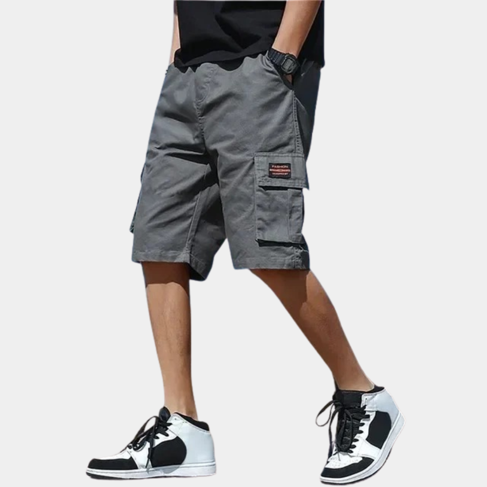Pantalon Homme Coton Beige avec Poches Coulissantes - PanierRoyale