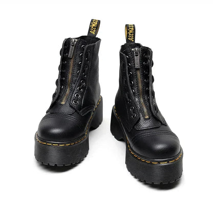 Bottes Nevoria™ – Élégance Hivernale en Cuir Véritable