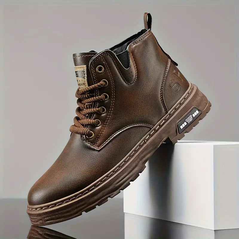 Bottes de Randonnée Imperméables pour Homme - Chaussures de Marche Robustes