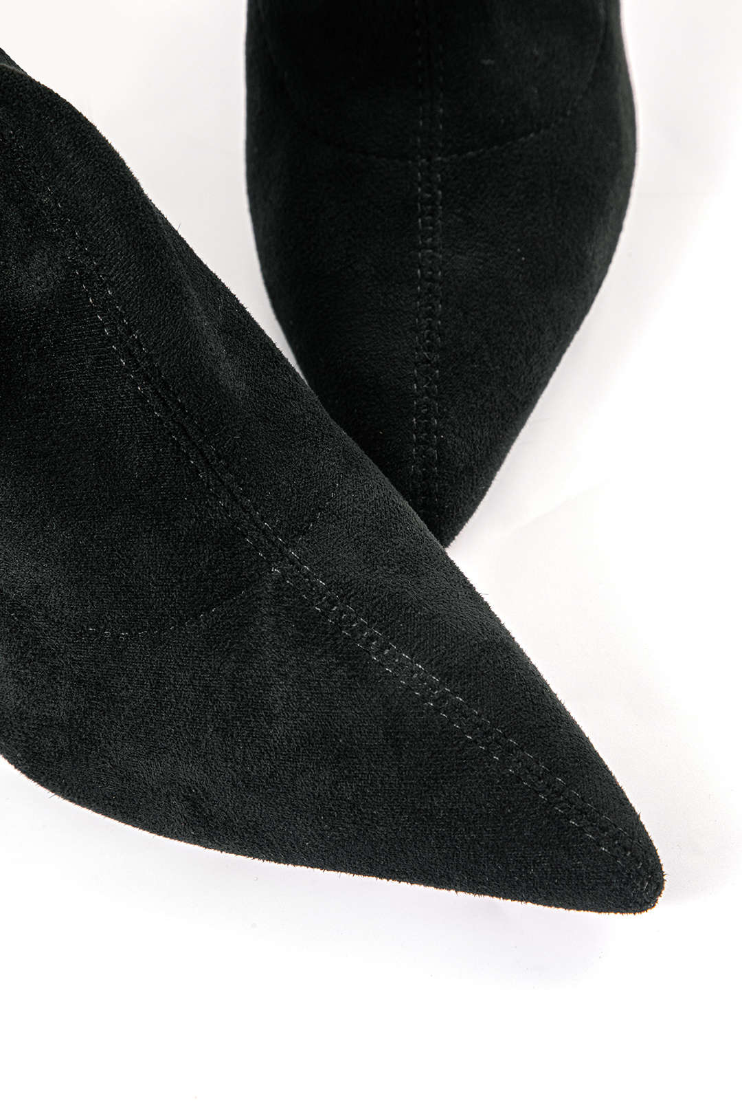 Bottes Hauts Talons en Velours Élégantes pour Femme