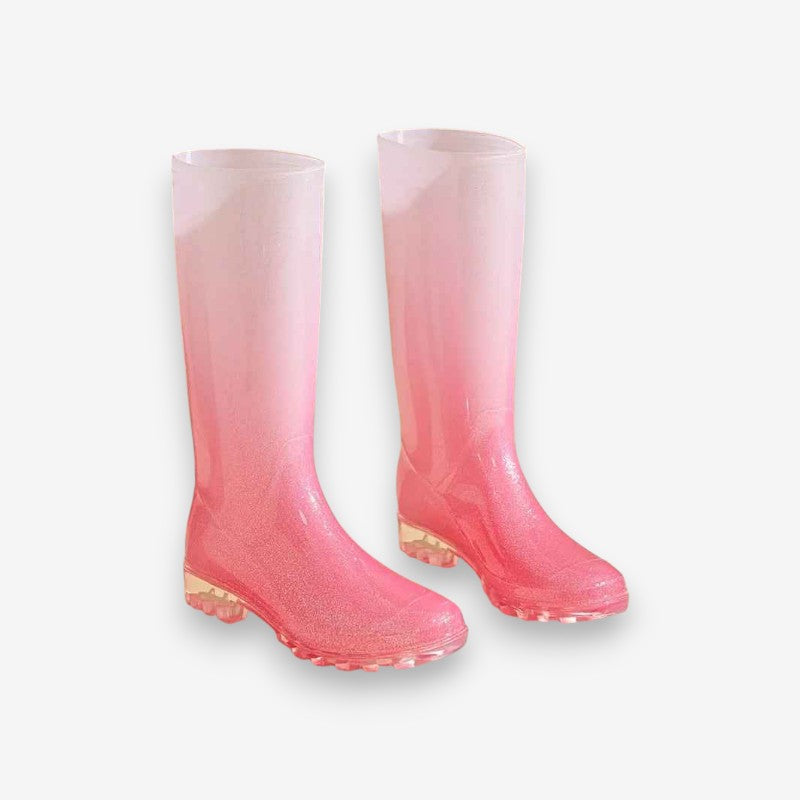 Chaussures Femmes Hautes à Talon Bas et Semelle Antidérapante - PanierRoyale
