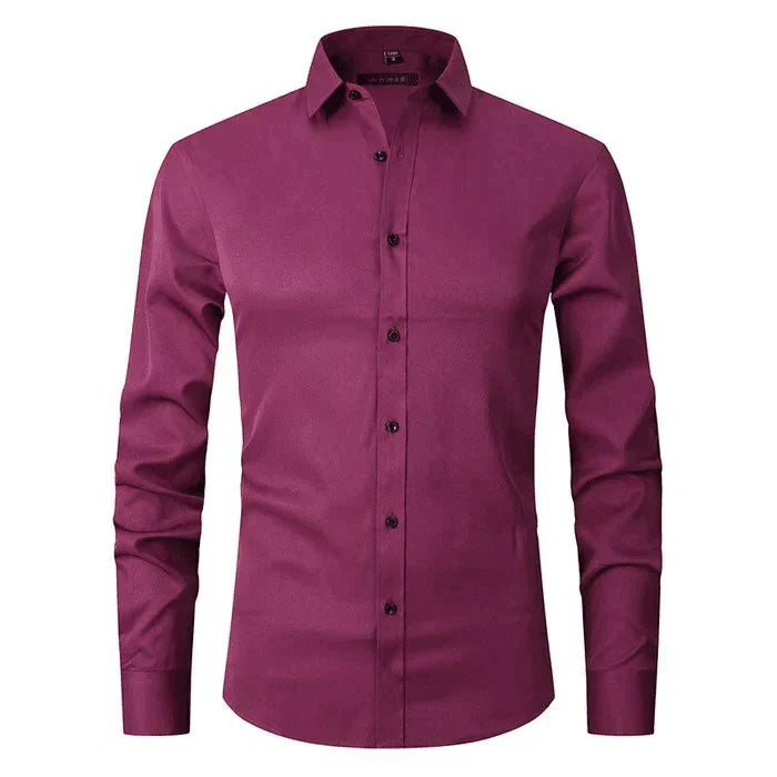 Chemise Homme Manche Longue Slim Fit Moderne
