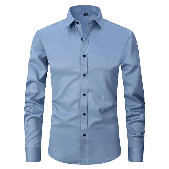 Chemise Homme Manche Longue Slim Fit Moderne