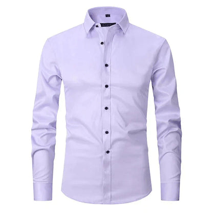 Chemise Homme Manche Longue Slim Fit Moderne