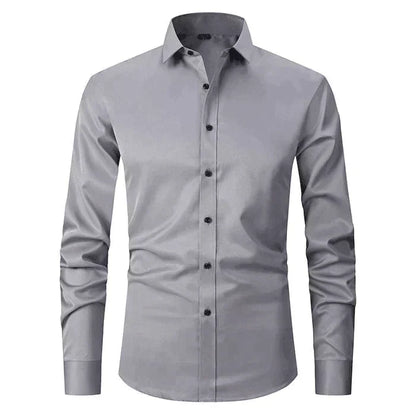 Chemise Homme Slim Fit Manches Longues Classique